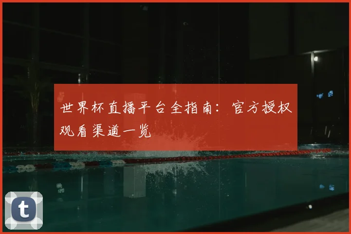 世界杯直播平台全指南：官方授权观看渠道一览