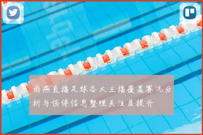 雨燕直播足球各大主播覆盖赛况分析与伤停信息整理关注度提升