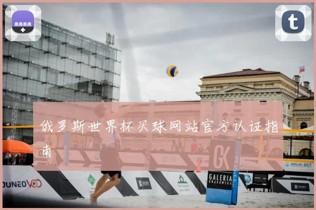 俄罗斯世界杯买球网站官方认证指南